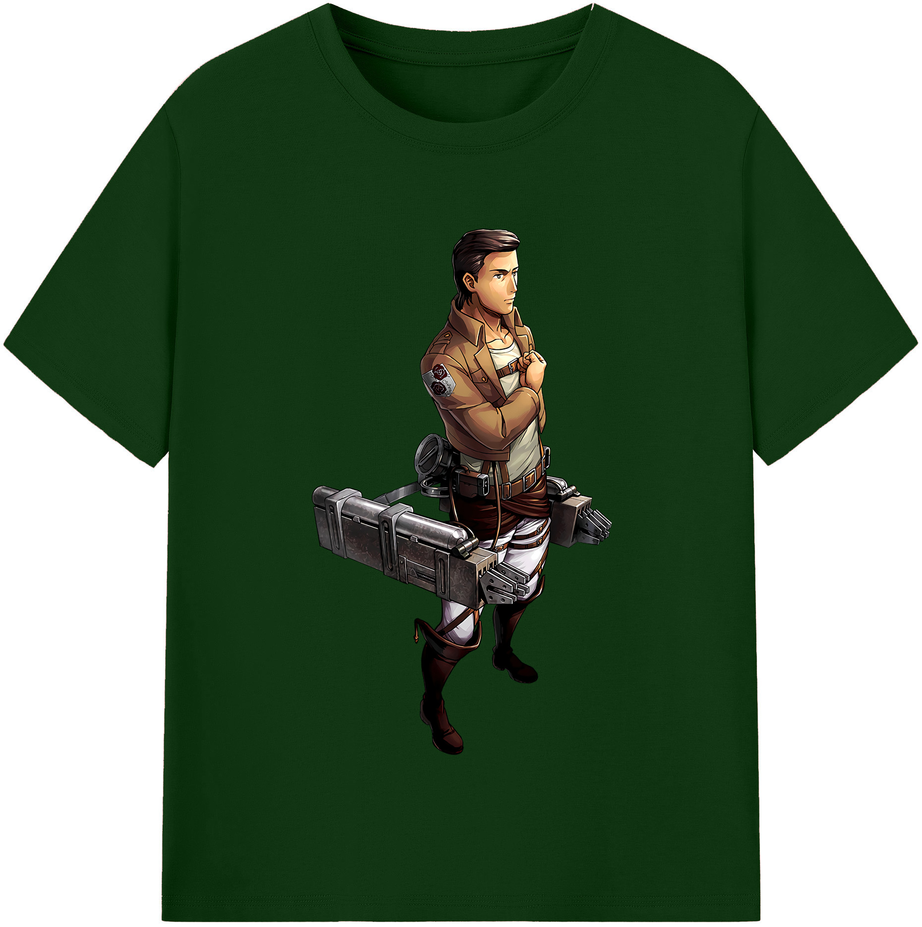 （画像用） 進撃の巨人 Attack on Titan 綿100％半袖Tシャツ（フロントプリント）